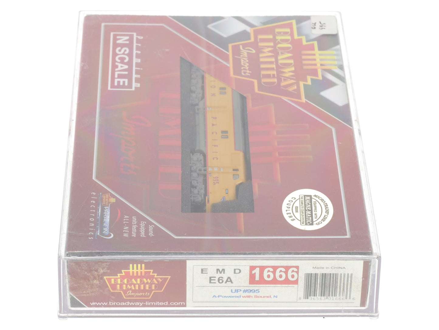 Broadway Limited 1666 N UP Diesel EMD E6 A Unit Powered #995 w/DCC & Sound