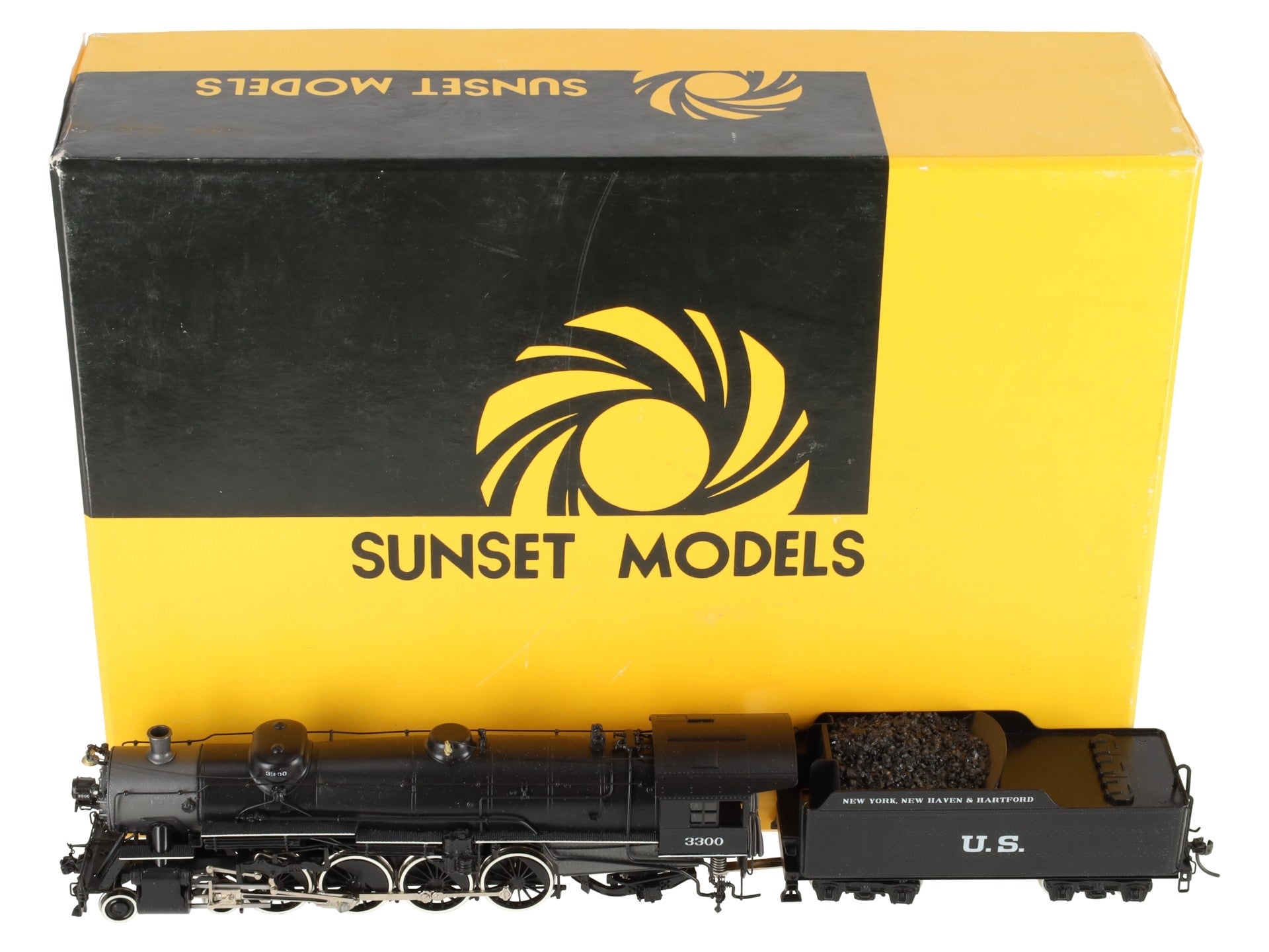 SUNSET MODELS BRASS HO SCALE USRA LIGHT 4-8-2 STEAM