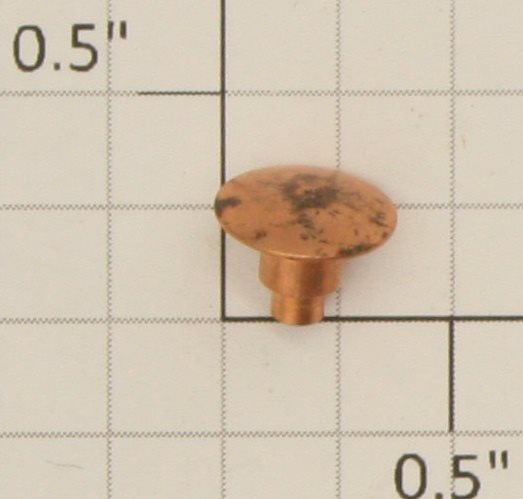 American Flyer PA10235 S Copper Large Head Tender Truck Shoulder Rivet