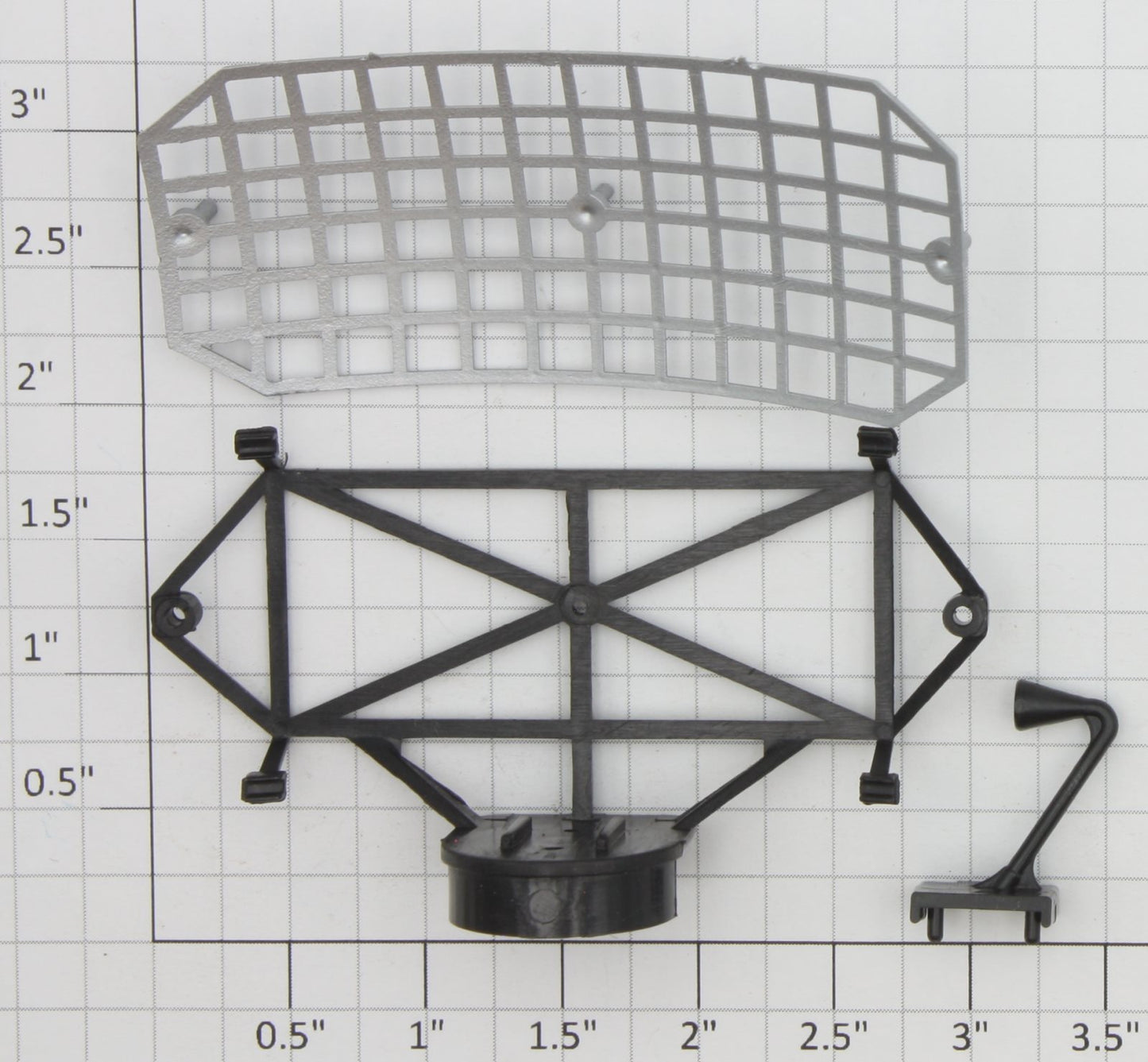 Lionel 3540-5 Silver Painted Radar Antenna Screen Kit
