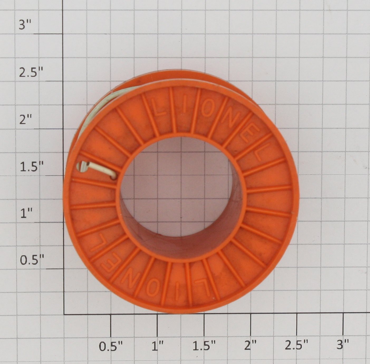 Lionel 6561-90 Orange Cable Reel with White Wire