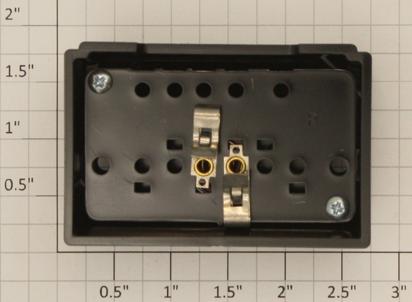 American Flyer XA14A964-N S Gauge Sawmill Control Button with Fahnestock Clips
