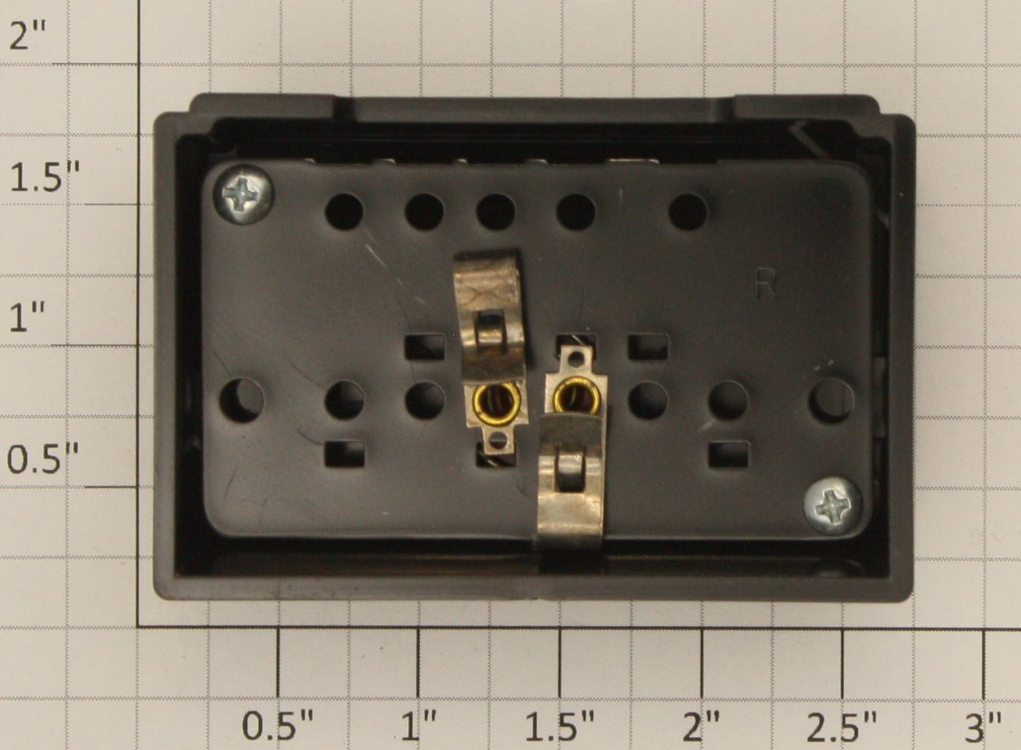 American Flyer XA14A964-M S Gauge Milk Car Control Button with Fahnestock Clips