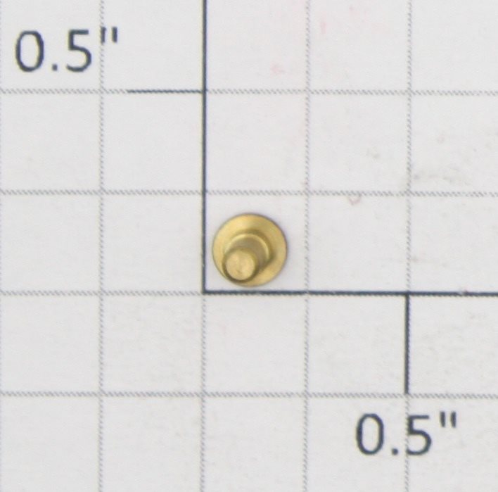Roundhouse 22208 HO Round Brass Number Board