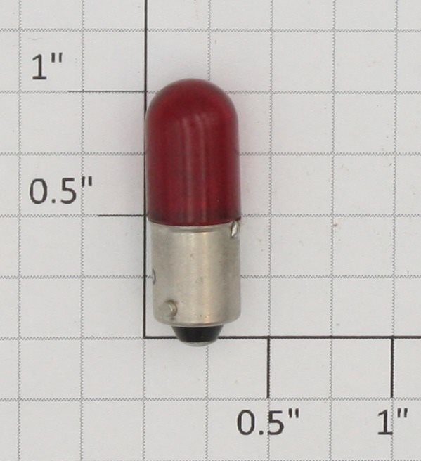 Acme C3 Miniature Bayonet Base 28 Volt Red Tall Light Bulb