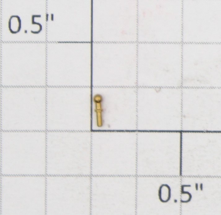Roundhouse 22211 HO Brass Handrail Stanchion