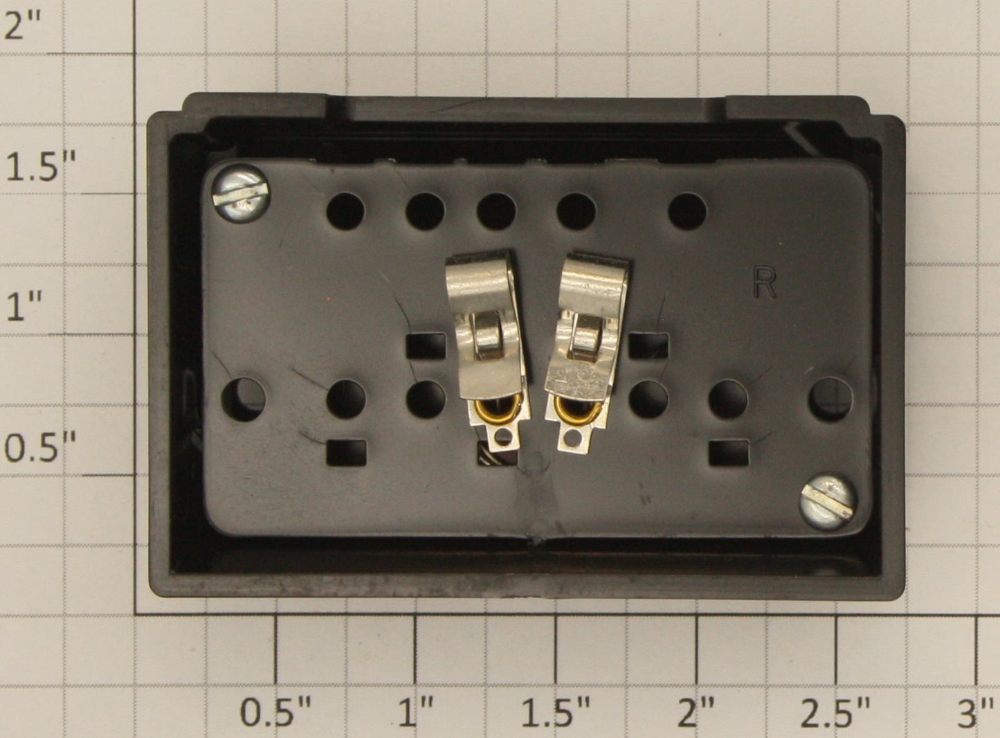 American Flyer XA14A964-B S Gauge Black "Whistle" Switch Control Button