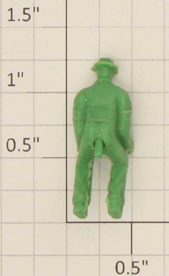 American Flyer PA13A022 Green Unpainted Plastic Truck Driver Figure