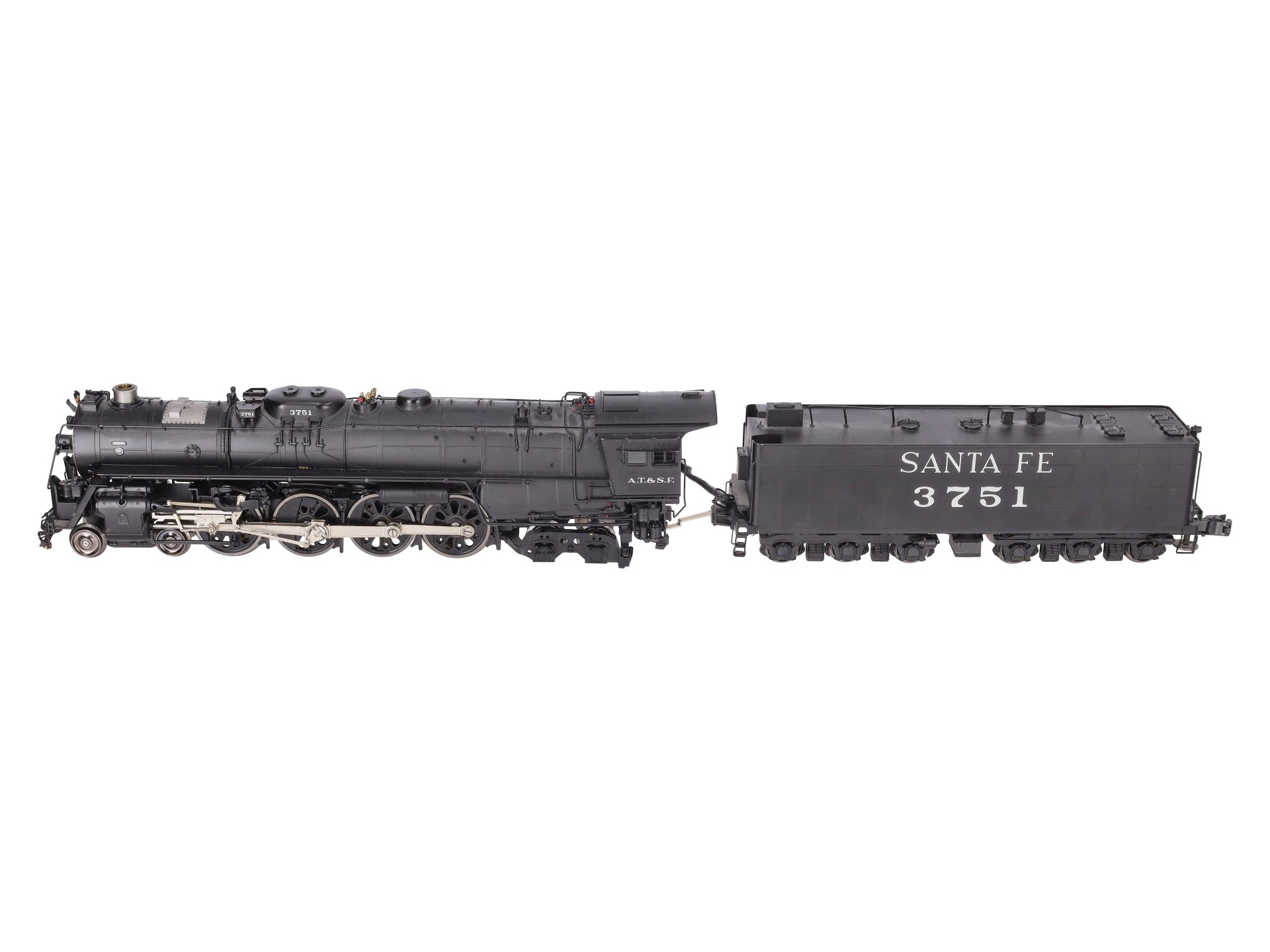 3rd Rail O Gauge BRASS Santa Fe 4-8-4 Steam Locomotive #3751