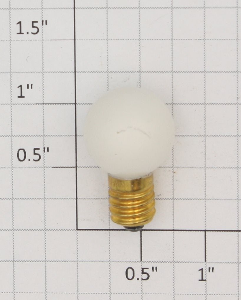 Lionel 526 14 Volt Screw Base Translucent White Large Globe Light Bulb