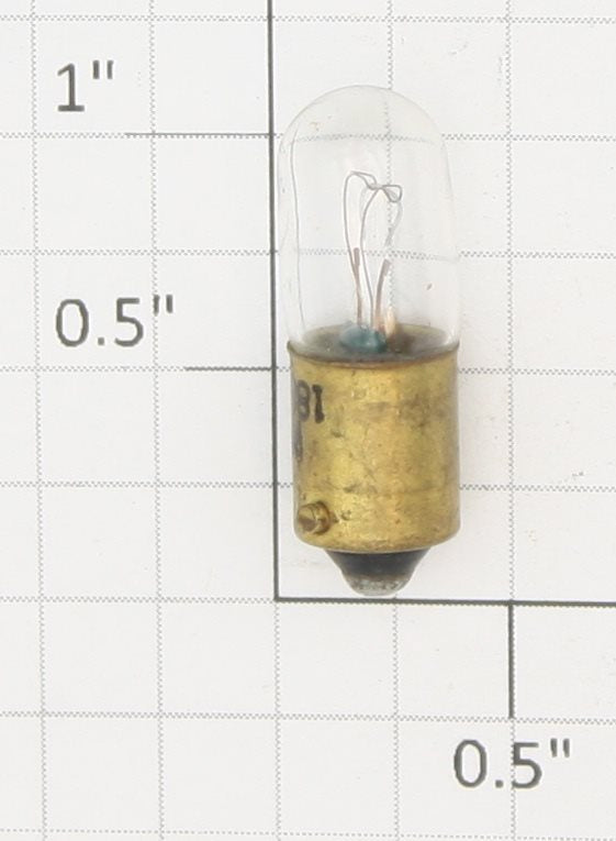 Lionel 1889 Bayonet Base Clear Tall Light Bulb