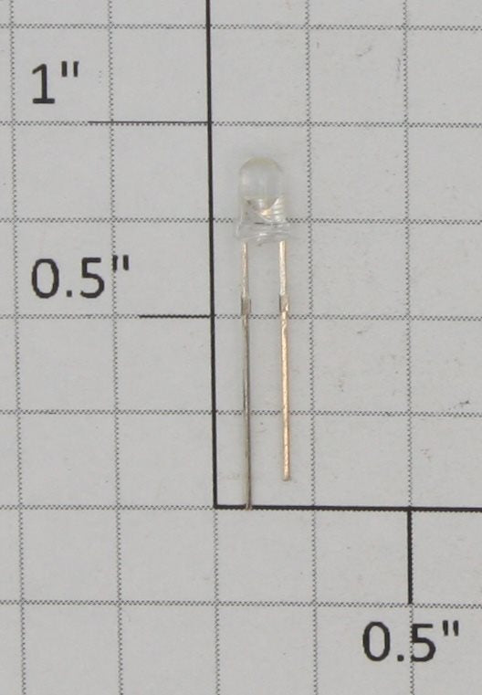 Lighthouse LEDs 66353 3mm Round Top Soft White LEDs (Bag of 50)