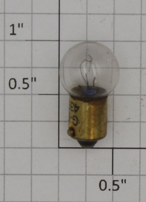 Lionel 433 18 Volt Bayonet Base Clear Large Globe Light Bulb