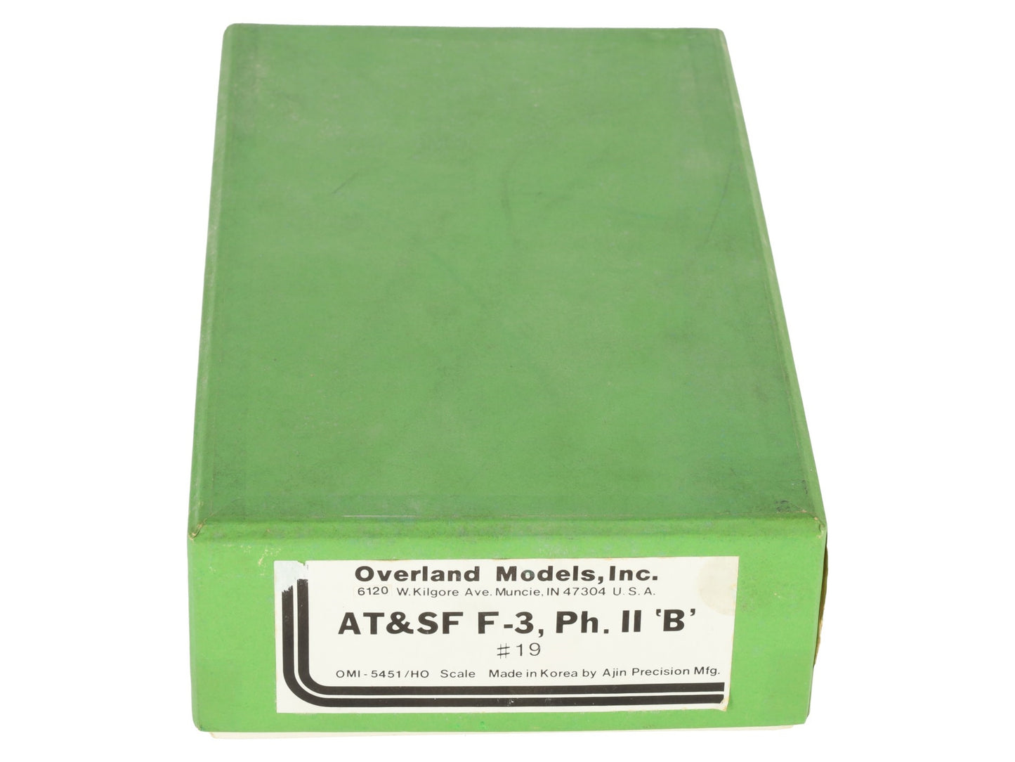 Overland OMI-5451 HO BRASS AT&SF Powered F-3B Phase II Diesel Locomotive LN/Box