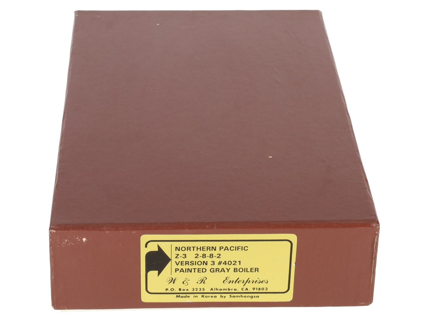 W&R Enterprises HO BRASS Northern Pacific Z-3 2-8-8-2 Steam Locomotive #4021 LN/Box