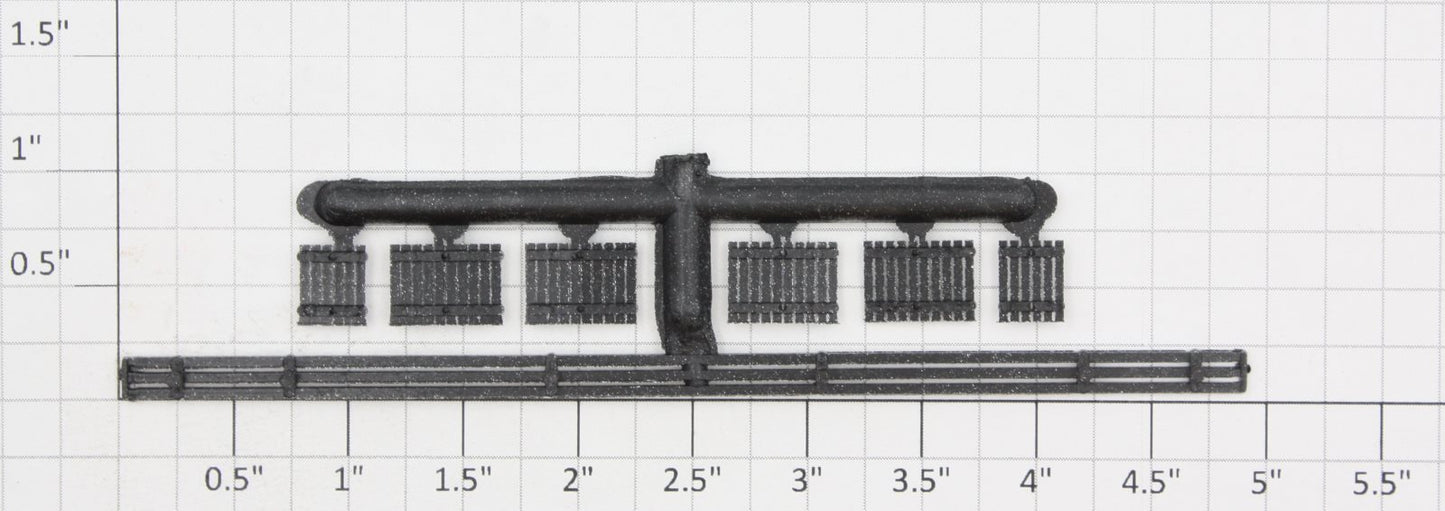 Roundhouse 34002 HO Freight Car Silver Painted Accessory Set