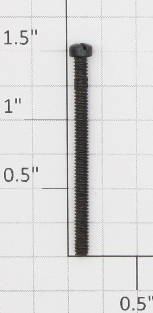 Lionel #4-40 x 1-15/32"" Black Slotted Filister Head Machine Screw