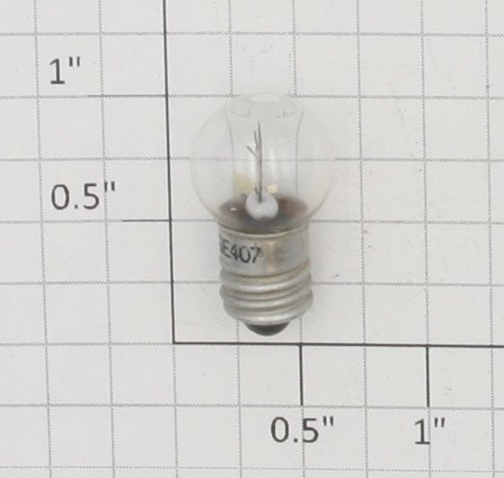 Acme 407 5 Volt 1 Watt Screw Base Clear Large Globe Light Bulb