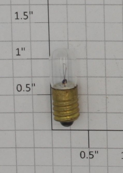 Acme 06-845 5-8 Volt Screw Base Clear Tall Light Bulb