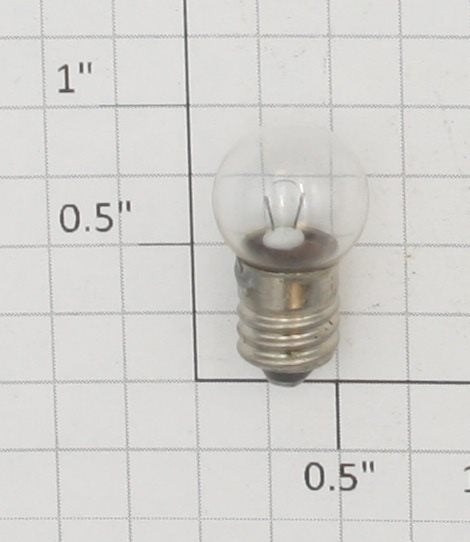 Acme 27 6 Volt Screw Base Clear Large Globe Light Bulb