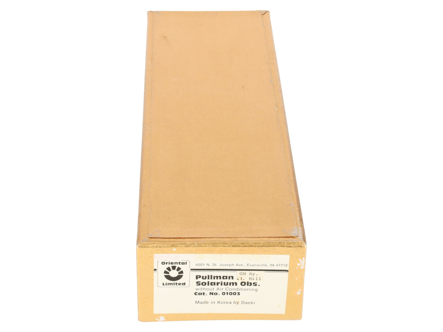 Oriental Limited 01003 HO BRASS GN Pullman Solarium Observation - Unpainted LN/Box