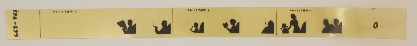 American Flyer PA11784-L Left Yellow Tinted Silhouette #663, 963 Passenger Car