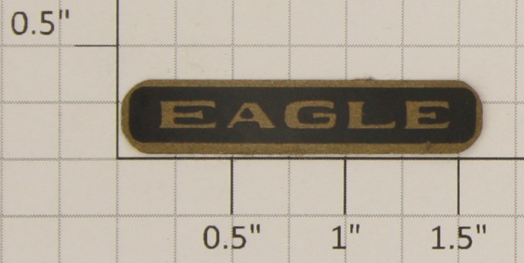 American Flyer 4331-16 Black/Gold "Eagle" Sticker Decal