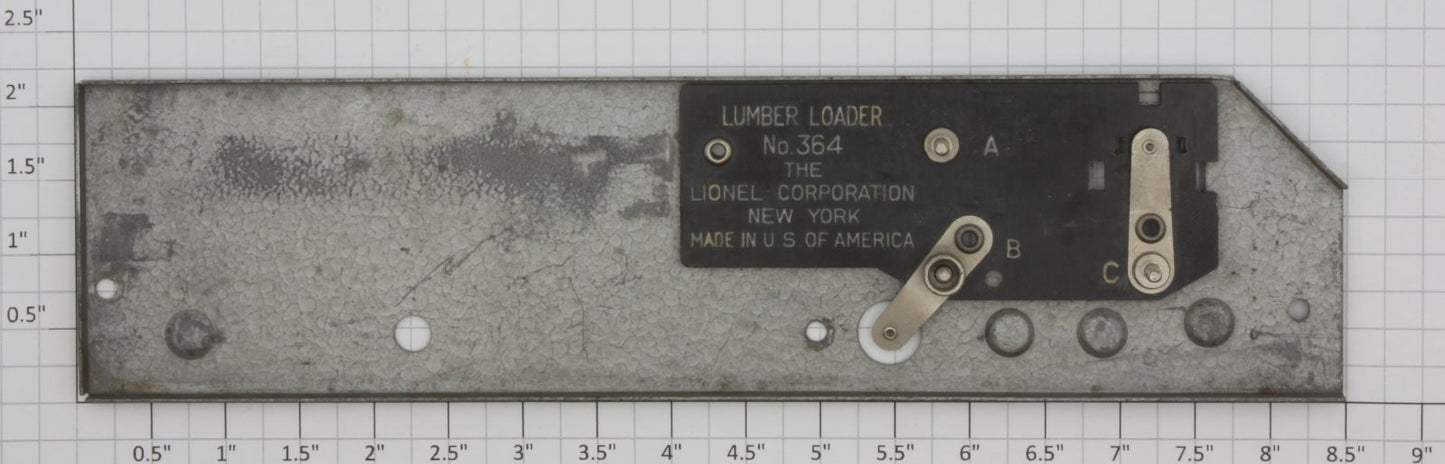 Lionel 364-80 Terminal Plate with Textured Finish
