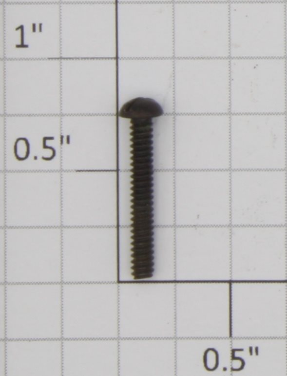 Lionel 763-SC #4-36 x 3/4" Black Slotted Round Head 700E Boiler Ring Screw
