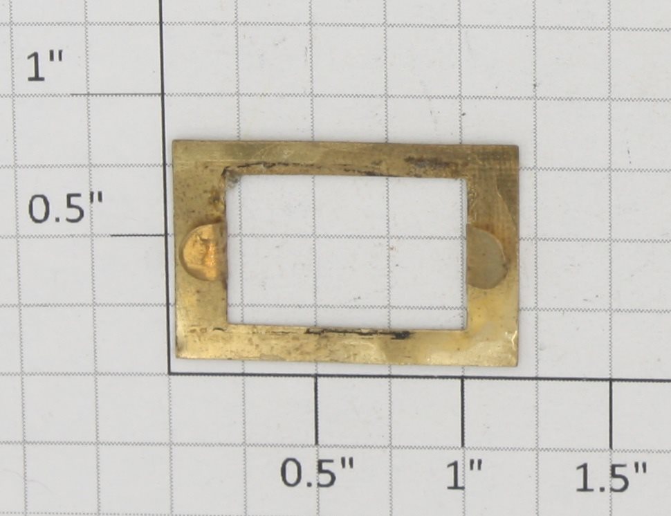 Lionel 0624-8 Brass Nameplate Frame with Tabs
