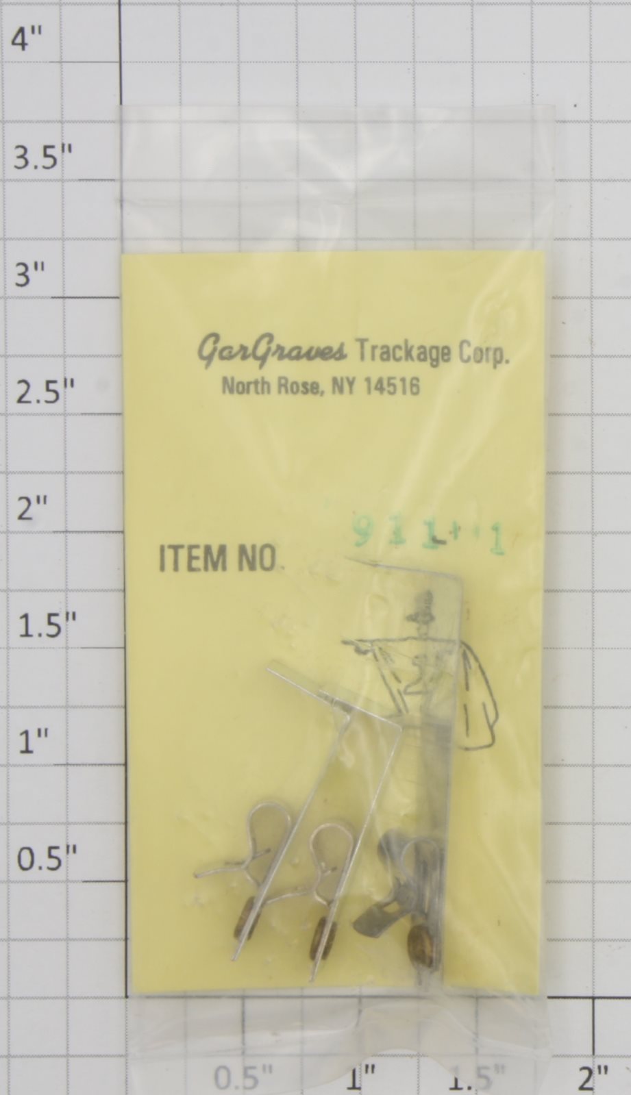 Gargraves 911 O Gauge Outside Rail Solderless Fahnestock Track Connectors