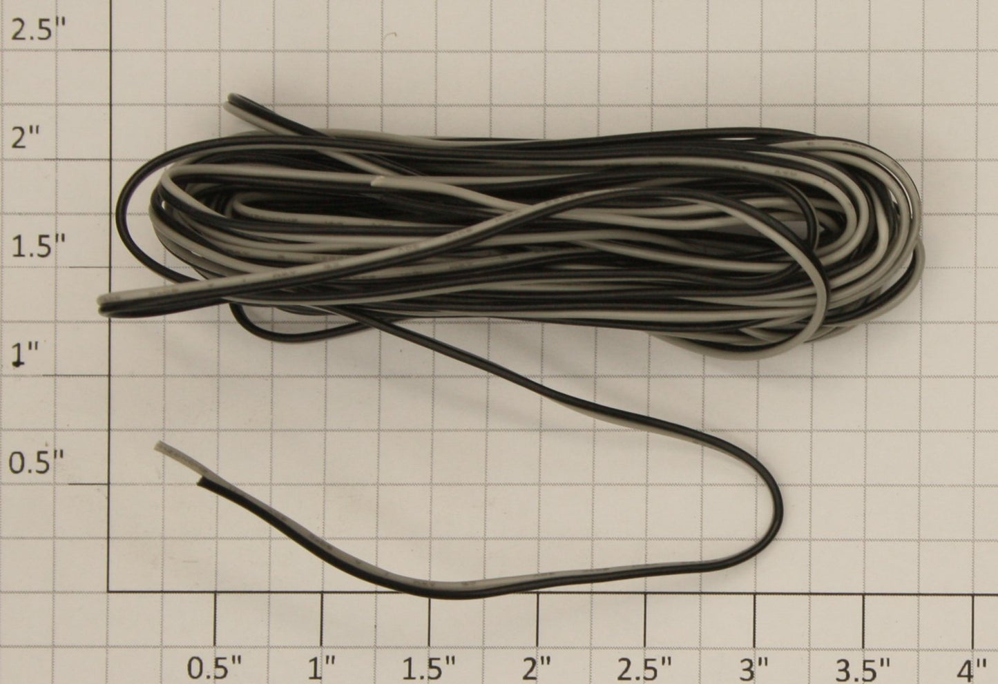 Acme 0627-528 2-Conductor #24-Gauge Black / Gray Wire Sold by the Foot