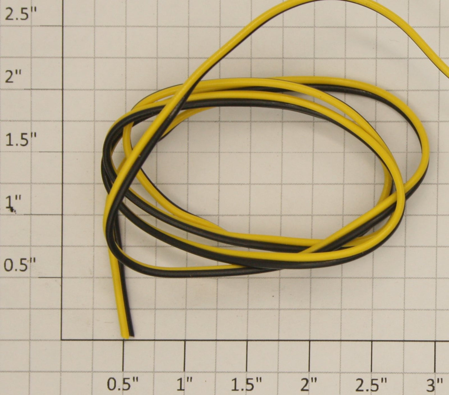 American Flyer 06-2777 22 Gauge 2 Conductor Yellow/Black, Sold By The Foot