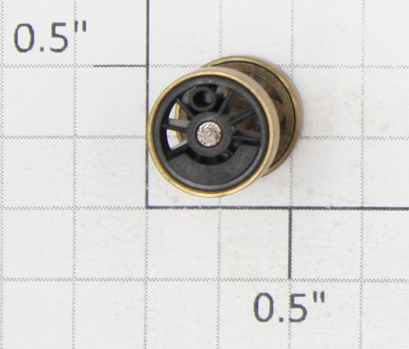 Roundhouse 21153 HO Brass Blind Idler Driver Wheel Set