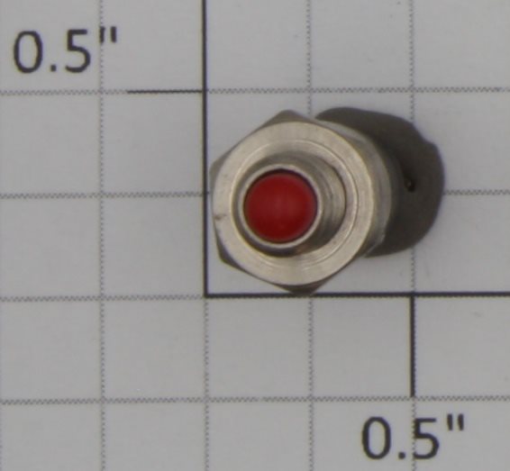 Acme 0702-5 Red SPST Momentary Rounded Push Button Switch