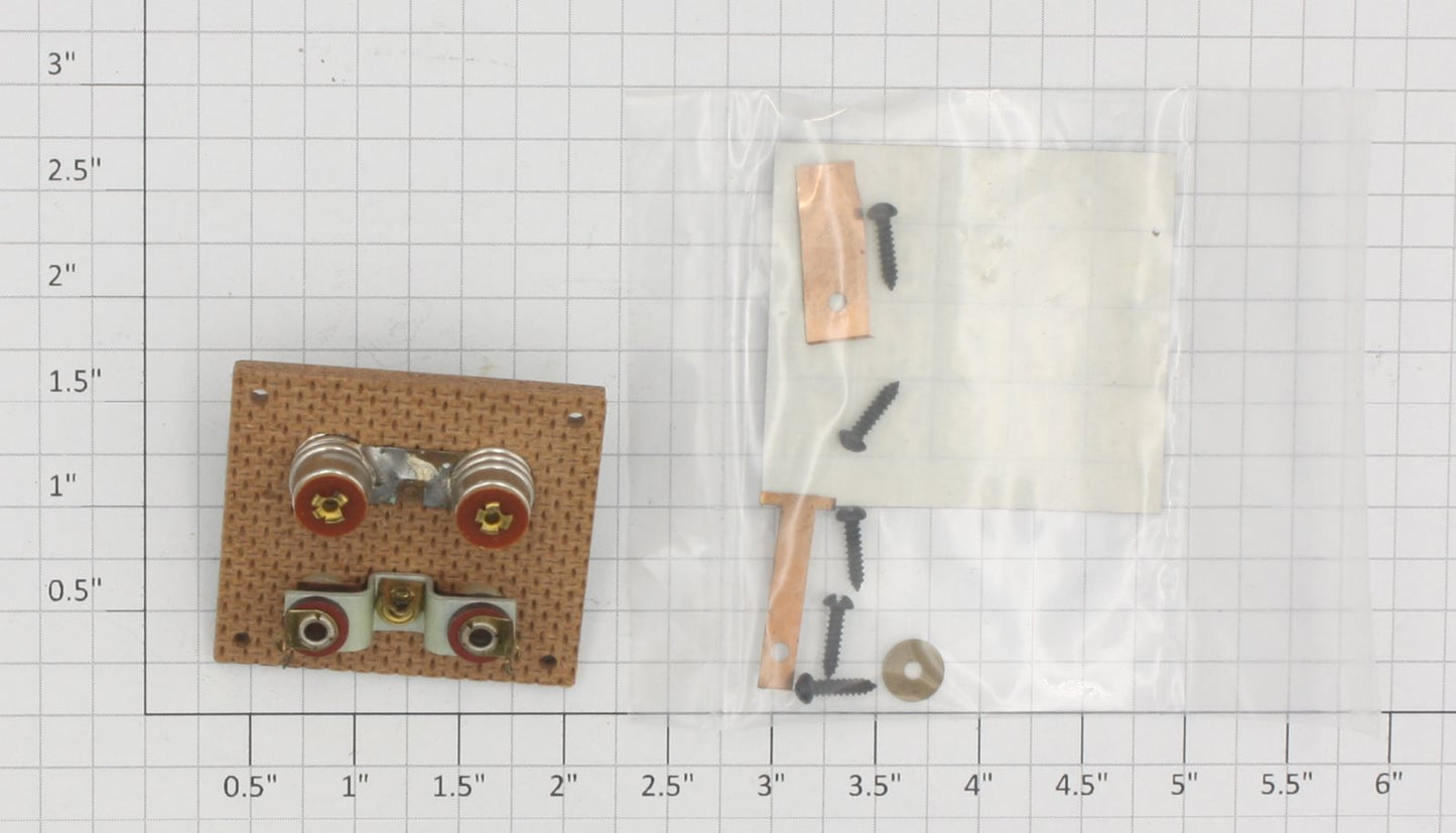 Acme 498 O Gauge Boxed Flush Mount Switch Control Panel w/ Bulbs & Instructions