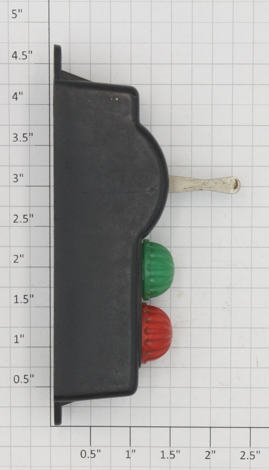 Lionel O27-100 O27 Late Single Plastic Switch Controller with Lens Caps