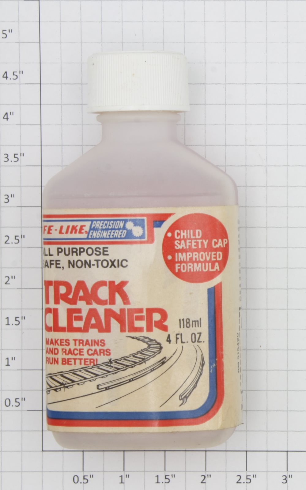 Life Like 1416 Track Cleaner 4oz. Bottle