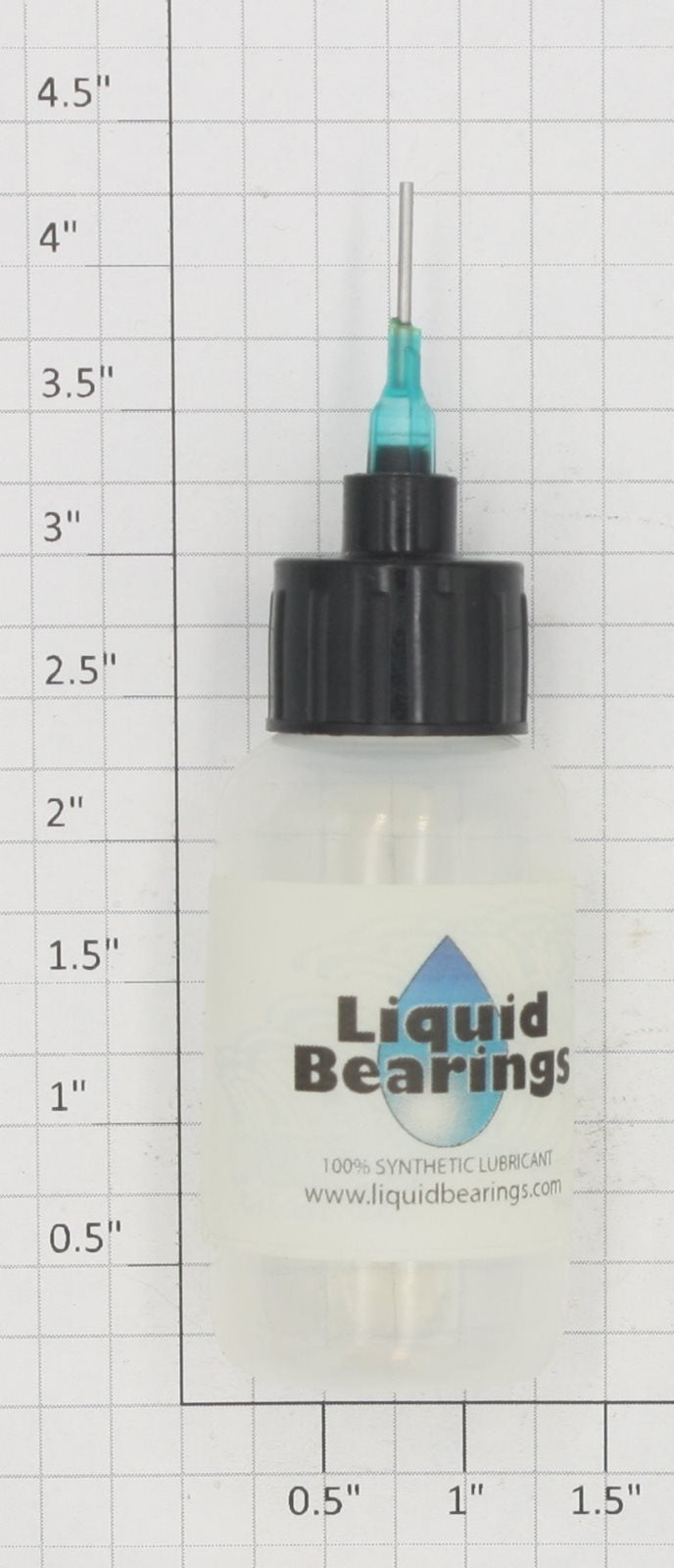 Liquid Bearings 1014-15X 1.0 Fl Oz Empty Plastic Bottle with Needle Tip