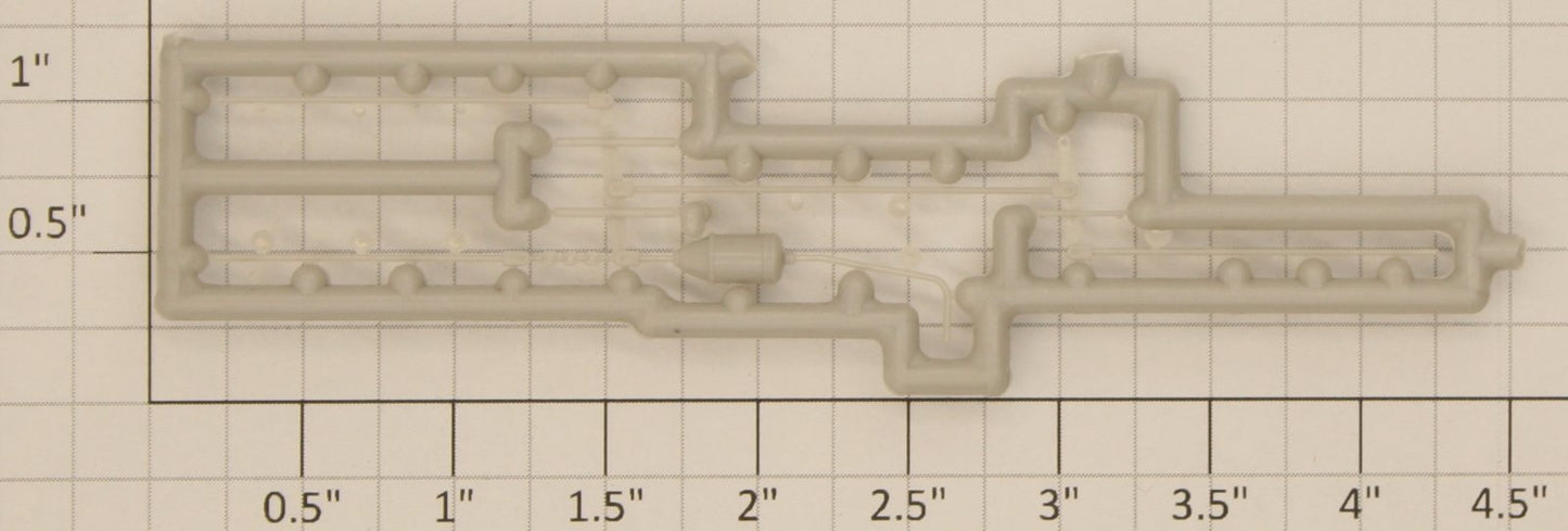 S-Helper 652-04-02 Unpainted Cylinder, Brake, Lever, and Rigging Sprue