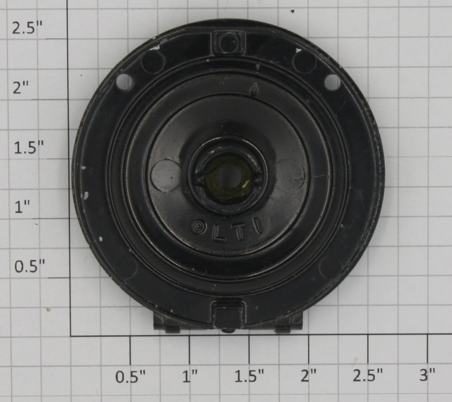 Lionel 384-29 Standard Gauge Black Boiler Front with Screw Base Lamp Socket