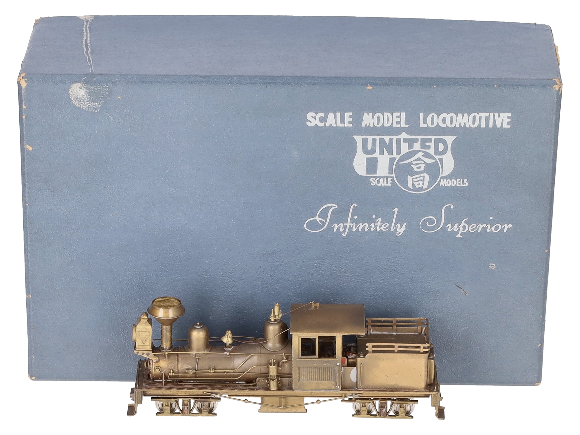 United Models/PFM HO Scale Brass Benson Log Co. 25-Ton Shay EX/Box