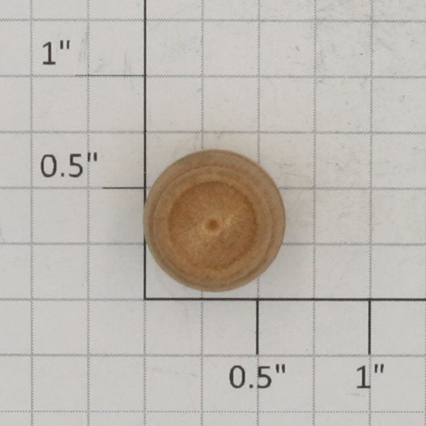 Acme 0715-1430 O Gauge Unfinished Wooden Barrel 13/16" H x 5/8" OD