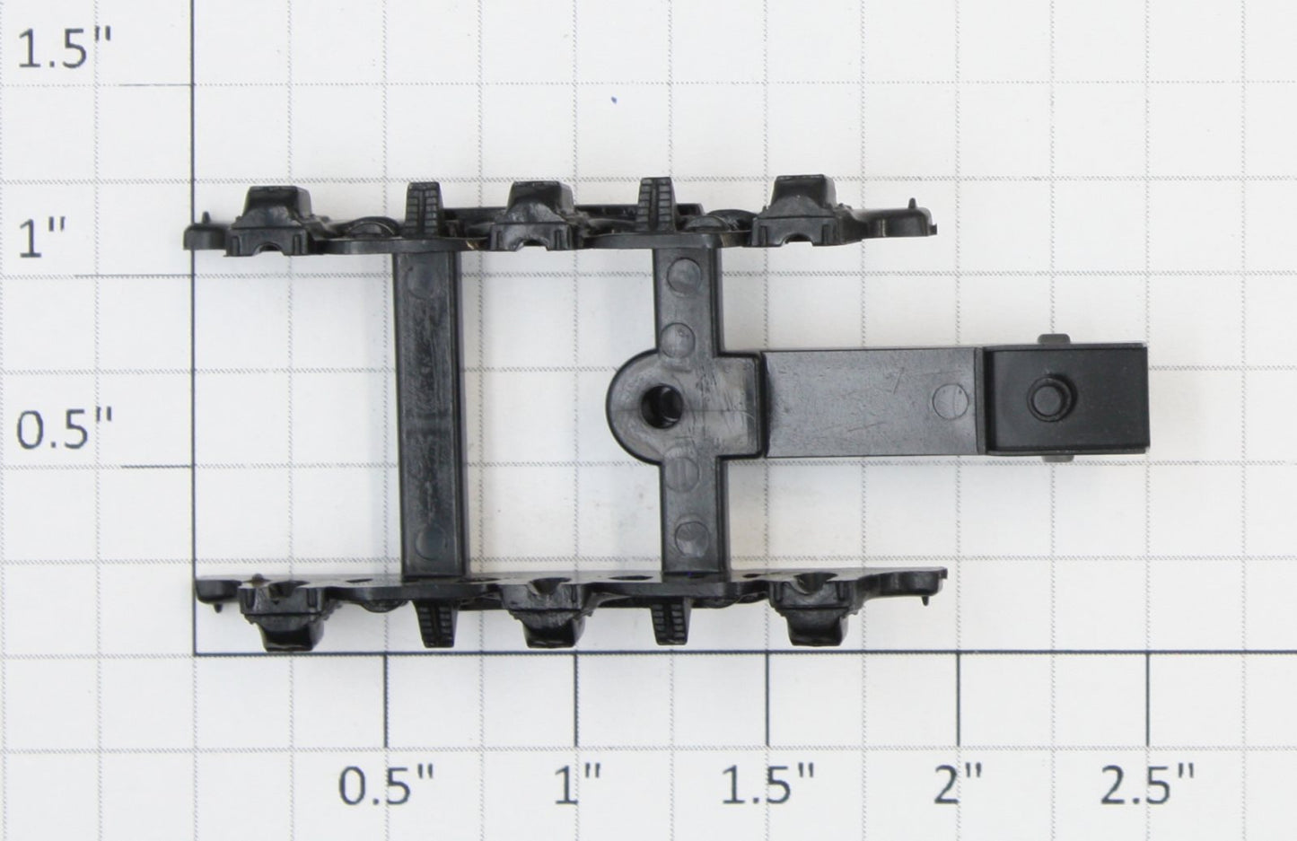 Athearn 60403 HO Black Plastic Passenger Truck Bolster & Frame