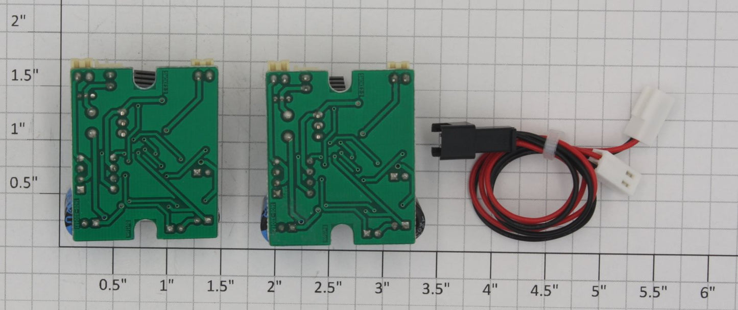 USA Trains R1406X004R G Scale Smoke Unit Regulator PCB Circuit Board (Pair of 2)