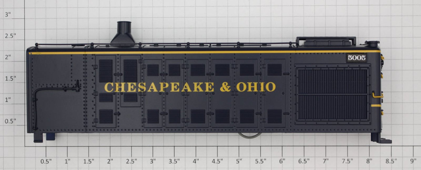 Lionel 38473-007 Alco S-2 Chesapeake and Ohio Shell without Cab #5005
