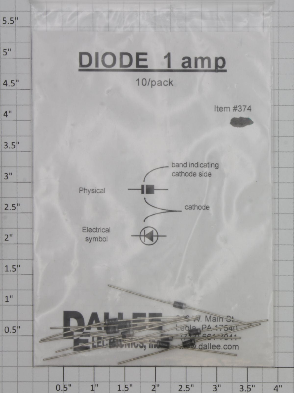 Dallee 374 1-Amp Diode (Pack of 10)