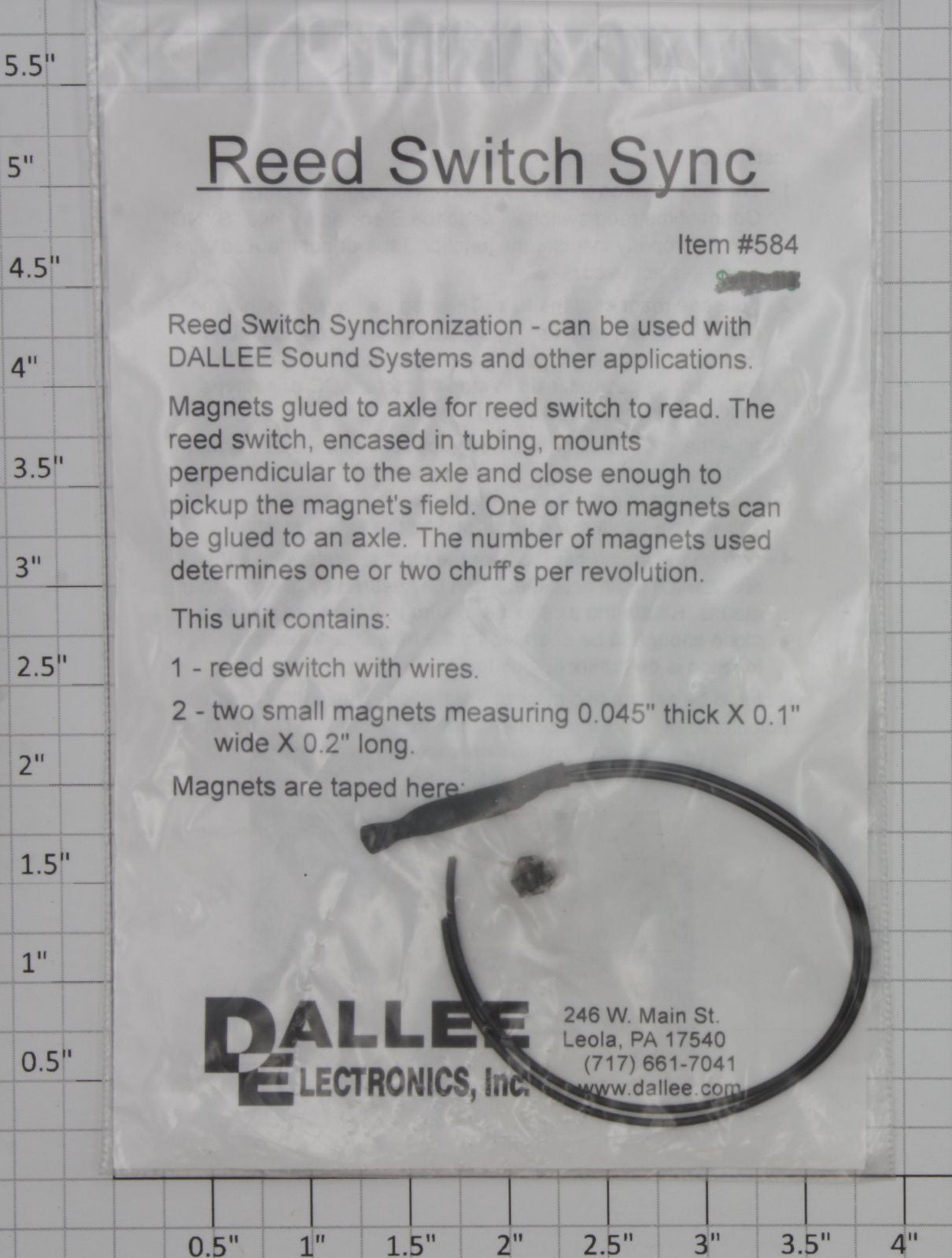 Dallee 584 Reed Switch Sync