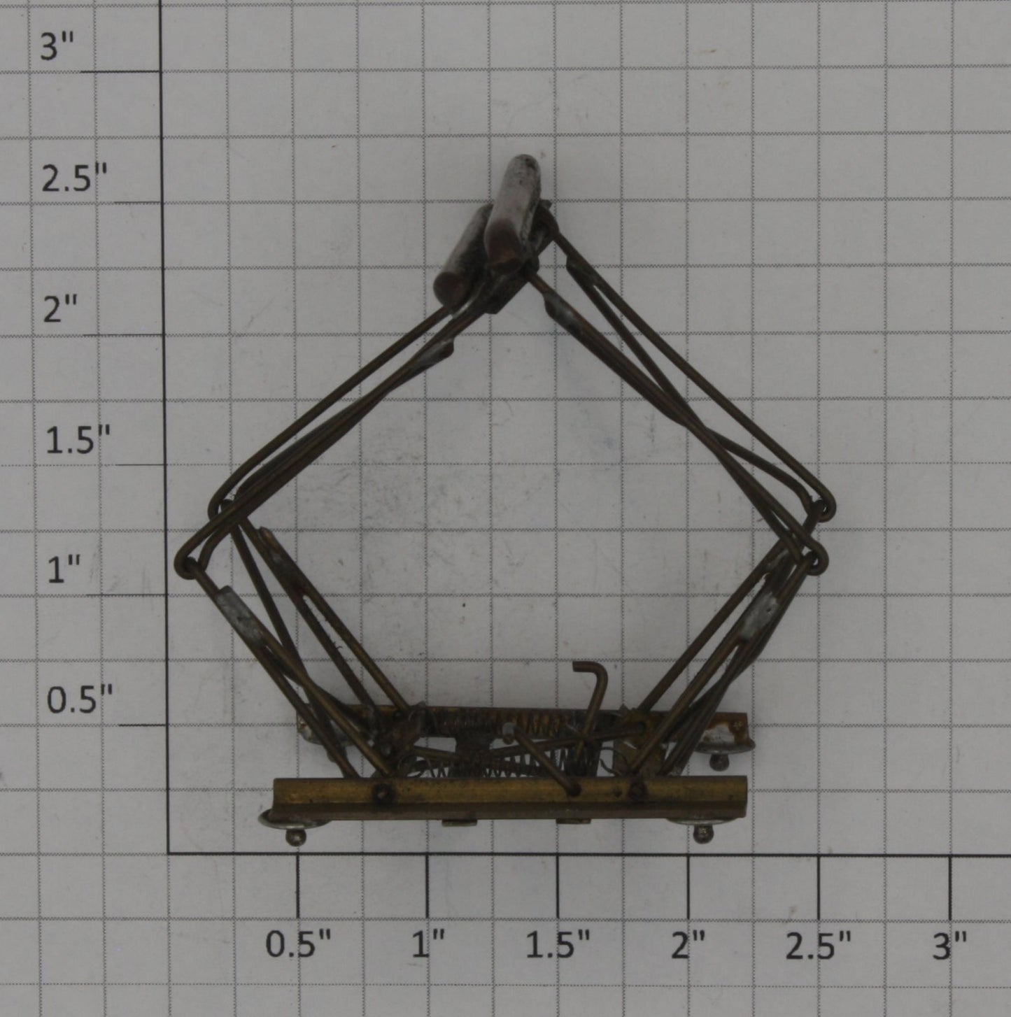 Acme 0804-3 Vintage Brass Pantograph Contact RARE