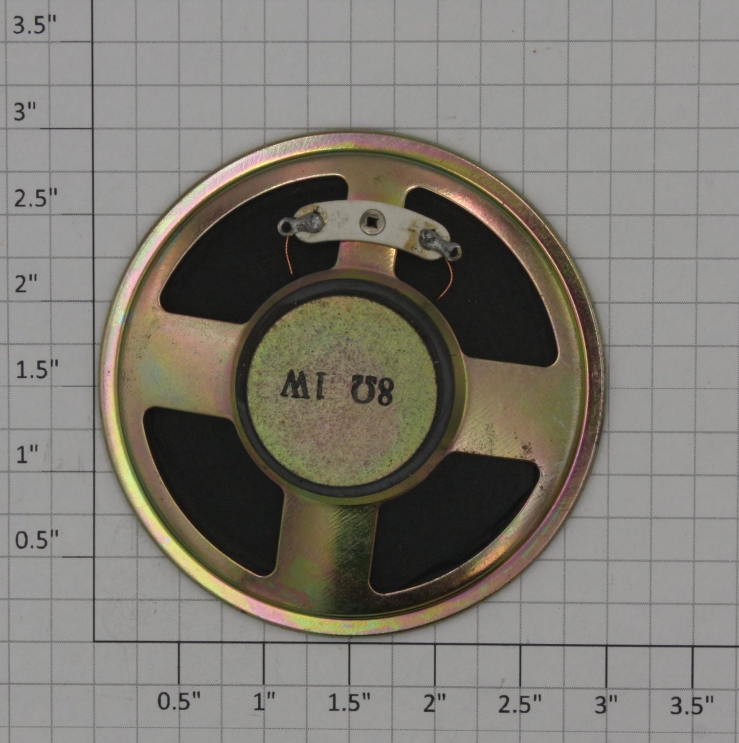 Acme 04-800 8 Ohm 1 Watt 3" Diameter Speaker with Extra Large Magnet
